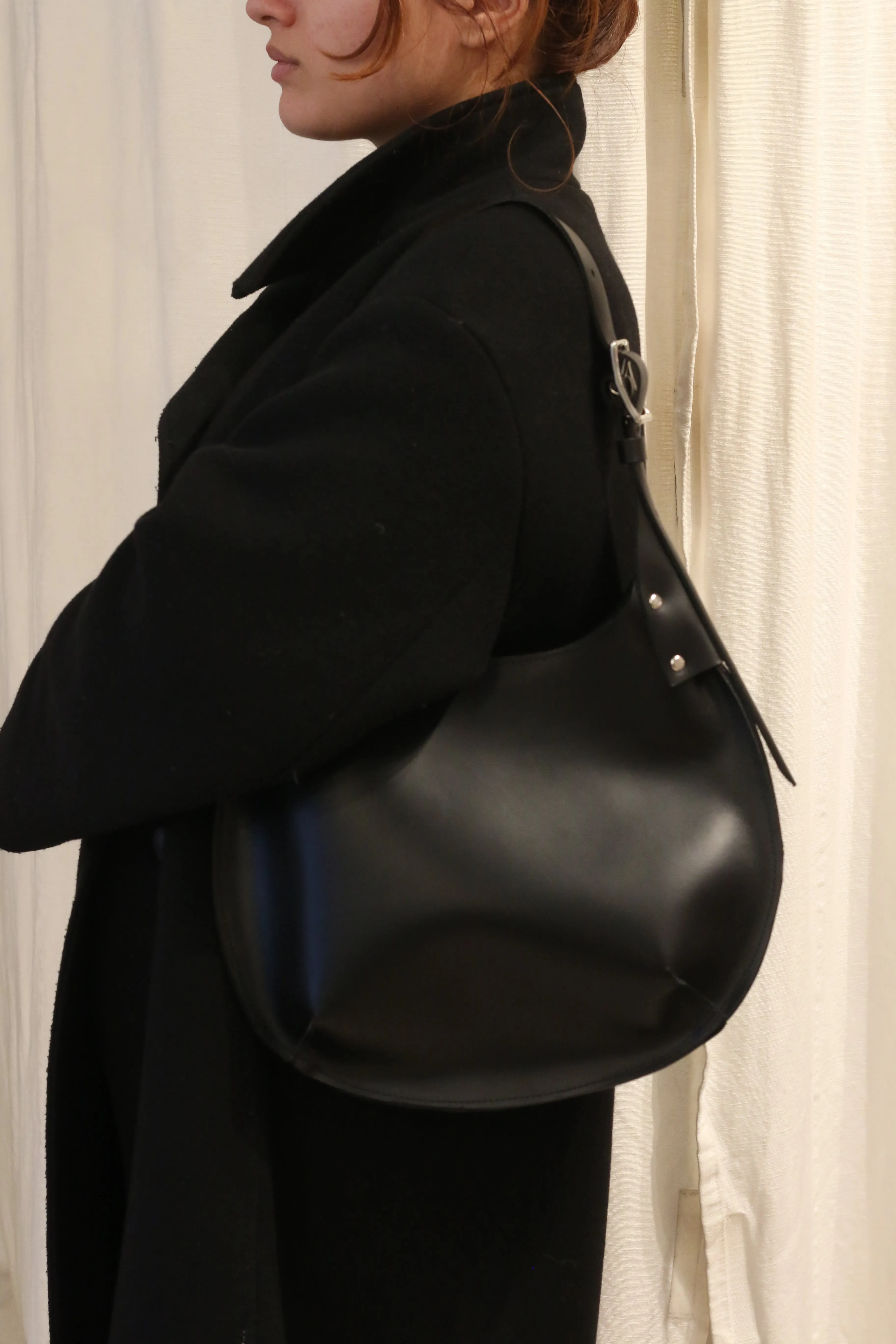 Petite Bardot Bag in Noir