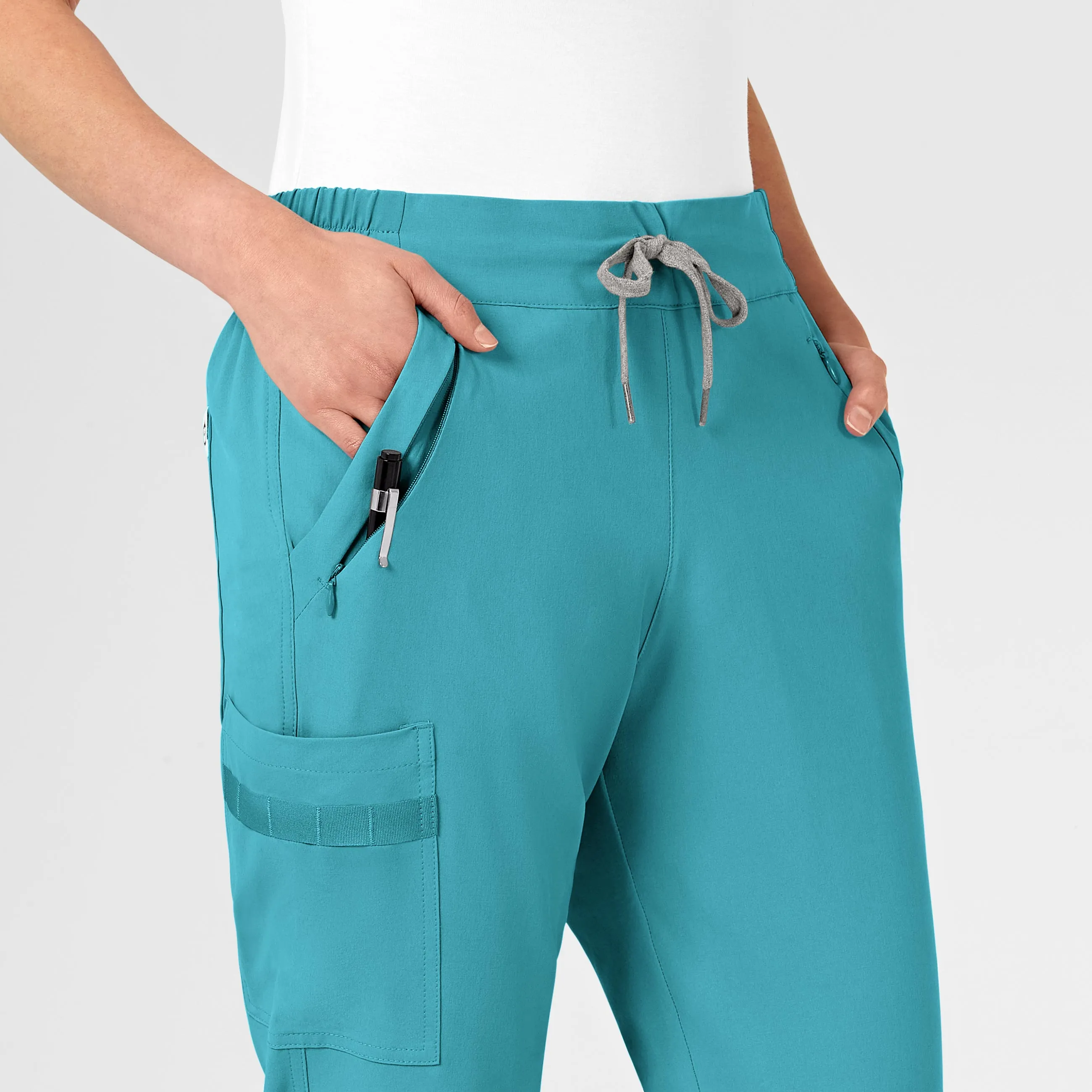 RENEW Women's Jogger Scrub Pant - Teal Blue