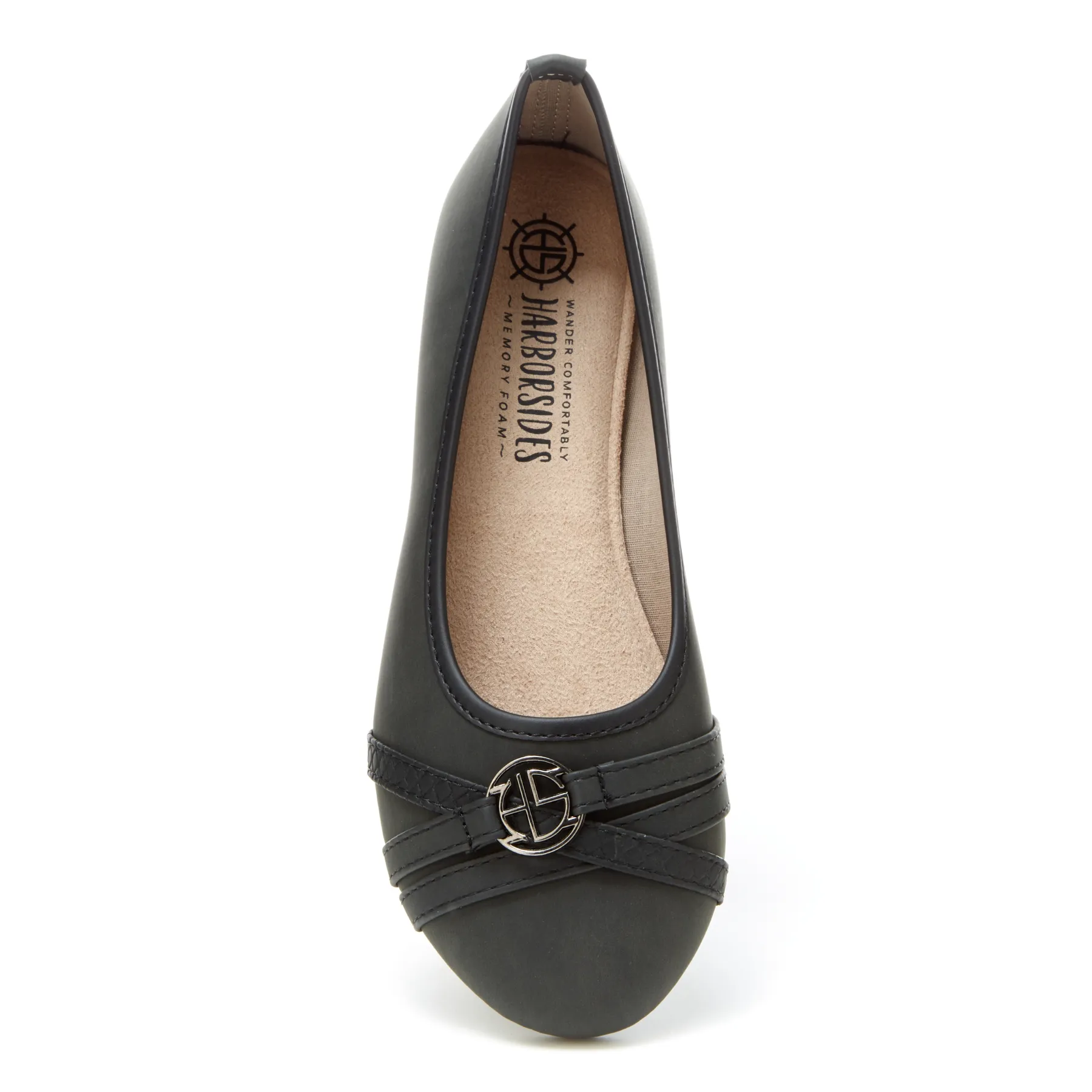 Round Toe Ornament Ballet Flats (Alina)