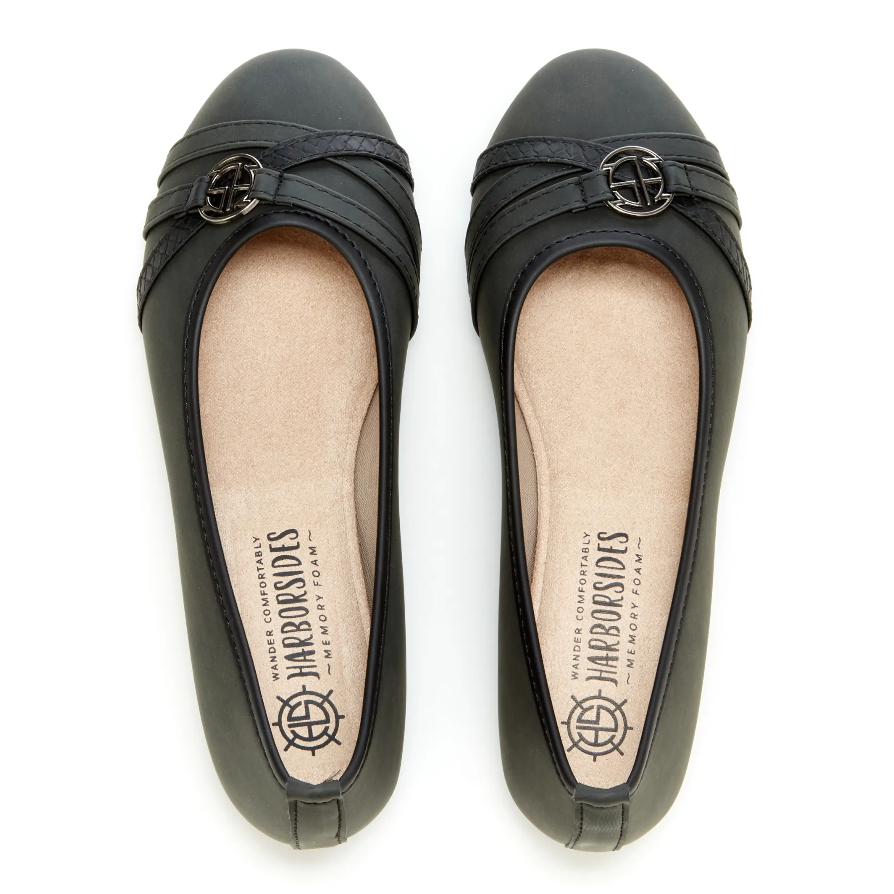 Round Toe Ornament Ballet Flats (Alina)