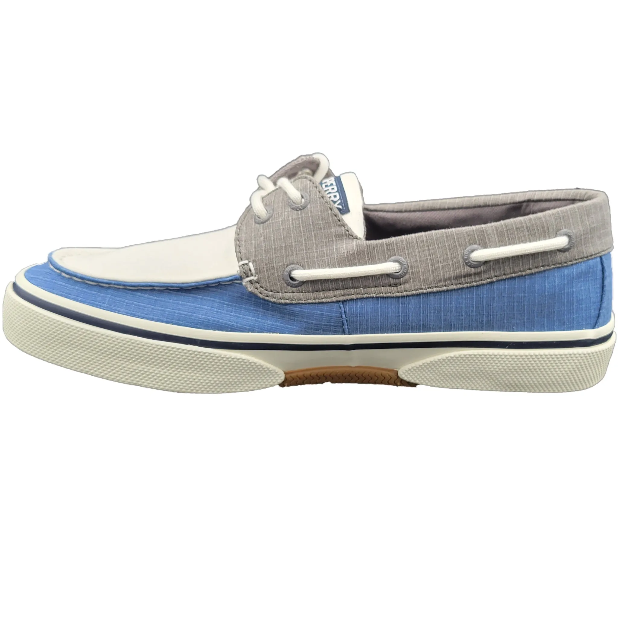 Sperry Men's Halyard 2 Eye RipStop TRI Blue Casual Boat Shoes