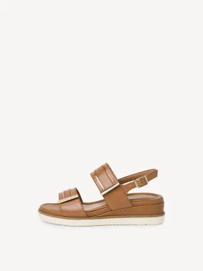 Tamaris Pure Relax tan sandal