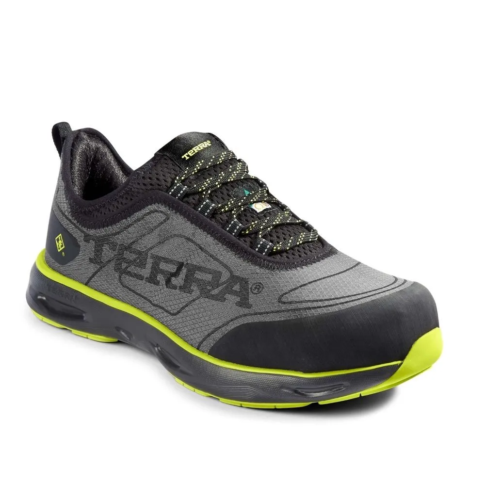 Terra Lites Unisex Composite Toe Athletic Safety Shoe TR0A4NRBBL - Yellow/Black