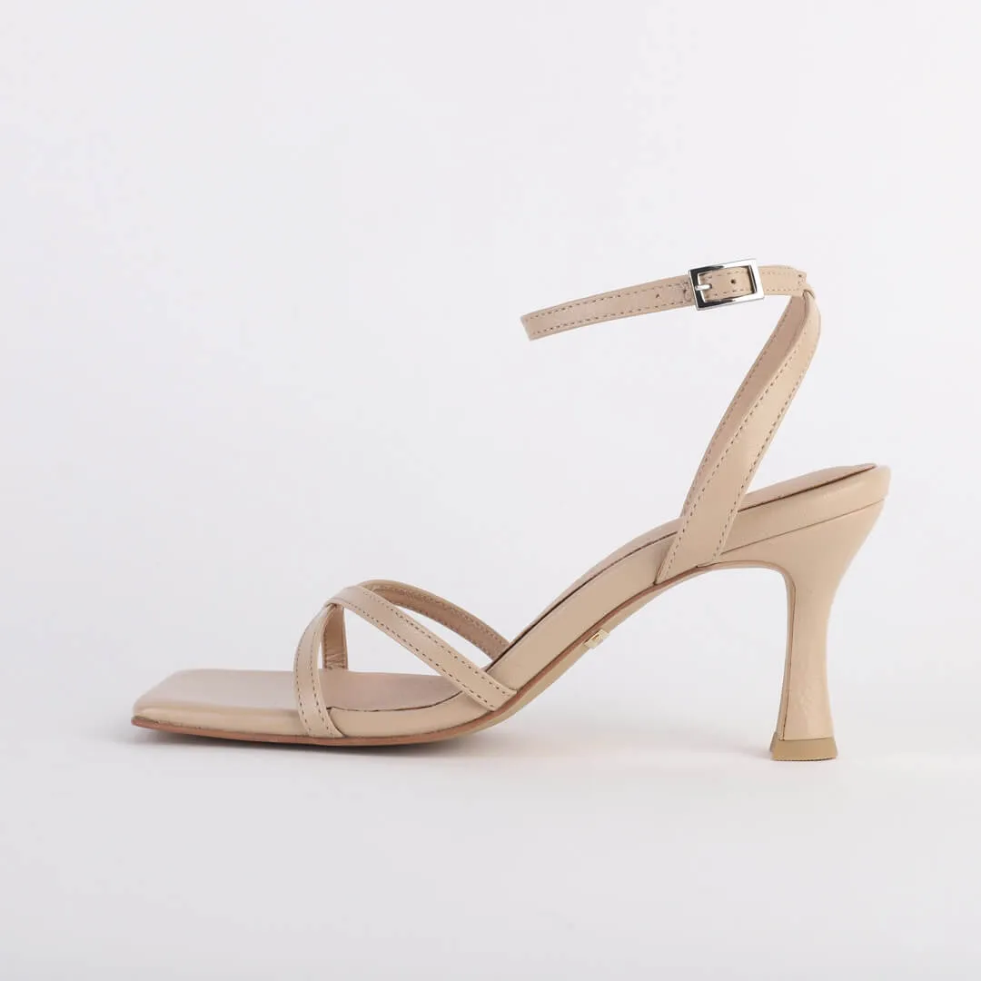 *UK size 1 - CATALINA - white , 7cm heels