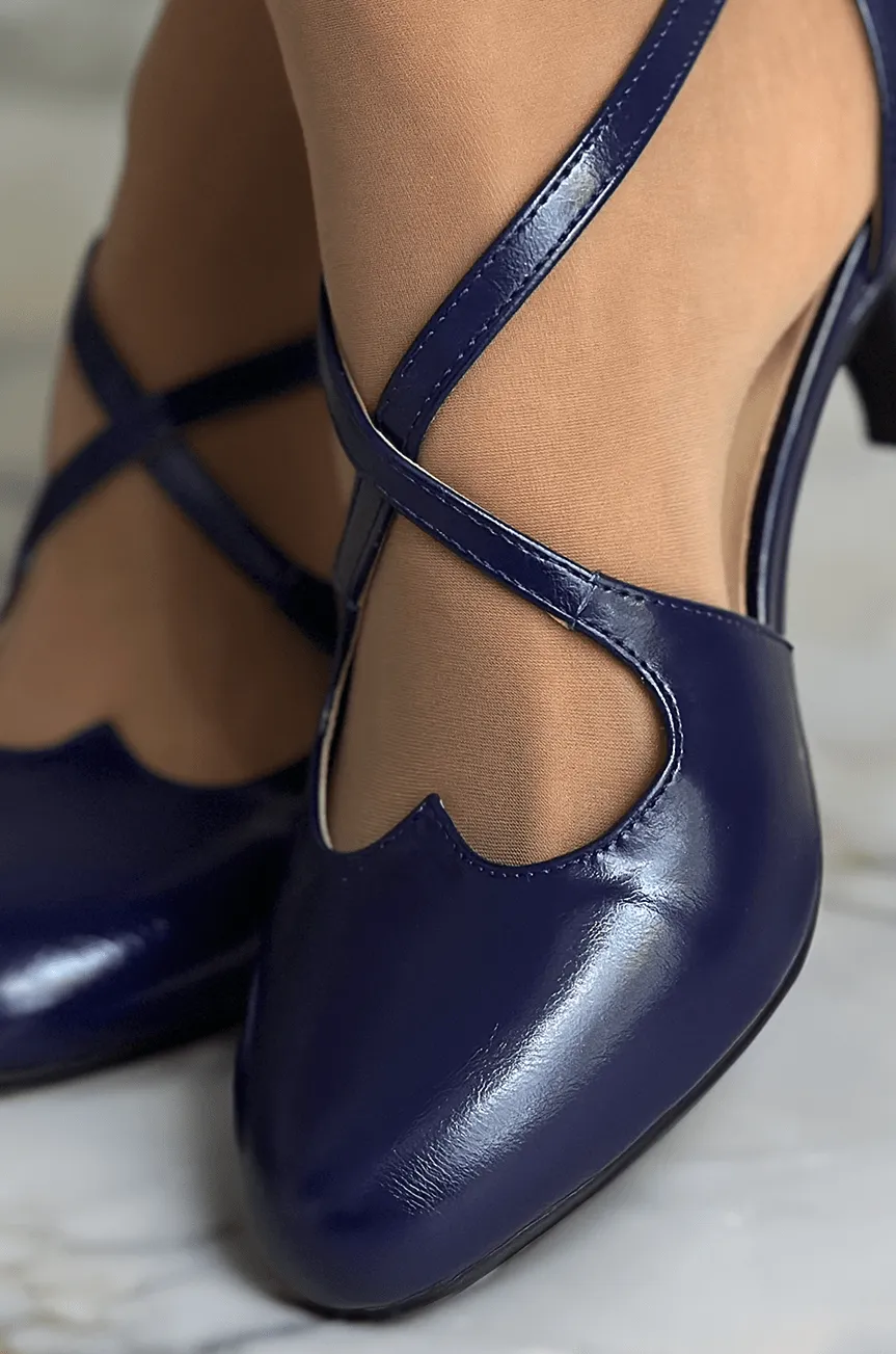 Vixen Petite Shoe (Navy)