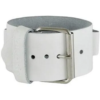 White Leather Ladies Cuff