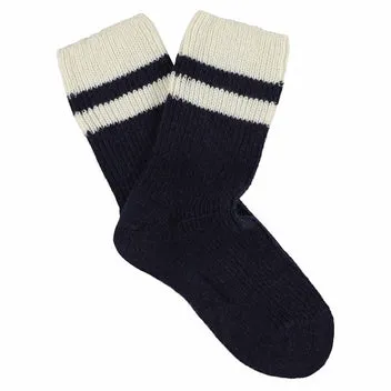 Women Cashmere Stripes Colour Socks